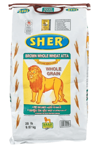 Sher Brown Whole Wheat Atta
